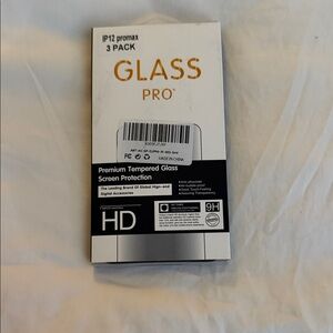Glass Pro iPhone 12 Pro Max Screen Protector 3 Pack